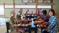 栗田ウォーキング会 御一行様が善光寺参拝にて当院で精進料理を楽しまれました。