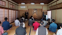 都内より(株)新光電気 様が、企業研修として善光寺参拝をされ、当院にて「心をととのえる」と題して、住職法話・坐禅の仏教体験をされました。