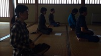 新潟県 より企業研修にてご来院頂き、坐禅体験・写経体験をされました。