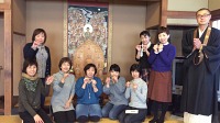 新潟県糸魚川市より 介護センターにじ 様が善光寺参拝にあわせ、精進料理お数珠づくり体験をされました。