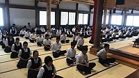 千葉県より 修学旅行 にて「坐禅体験」にお越し頂きました。