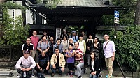 上田市より公民館史跡巡りにて 善光寺参り　坐禅体験・お数珠づくり体験・精進料理を楽しまれました。