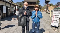  国際山岳ガイド 滝本倫生 さまが   善光寺参りにお越しになりました。  